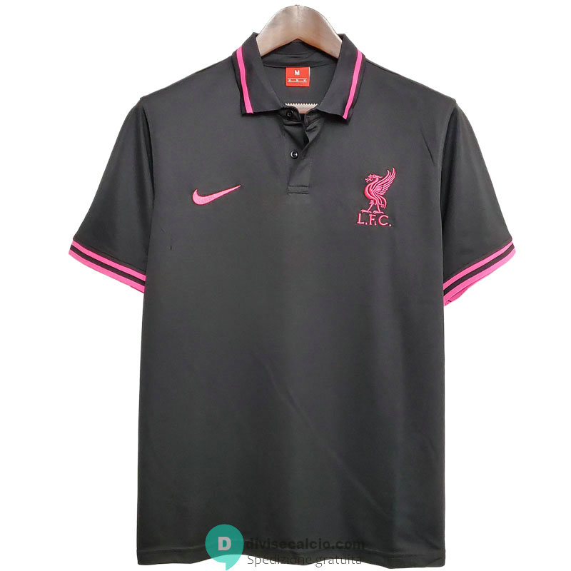 Maglia Liverpool Polo Black 2020/2021