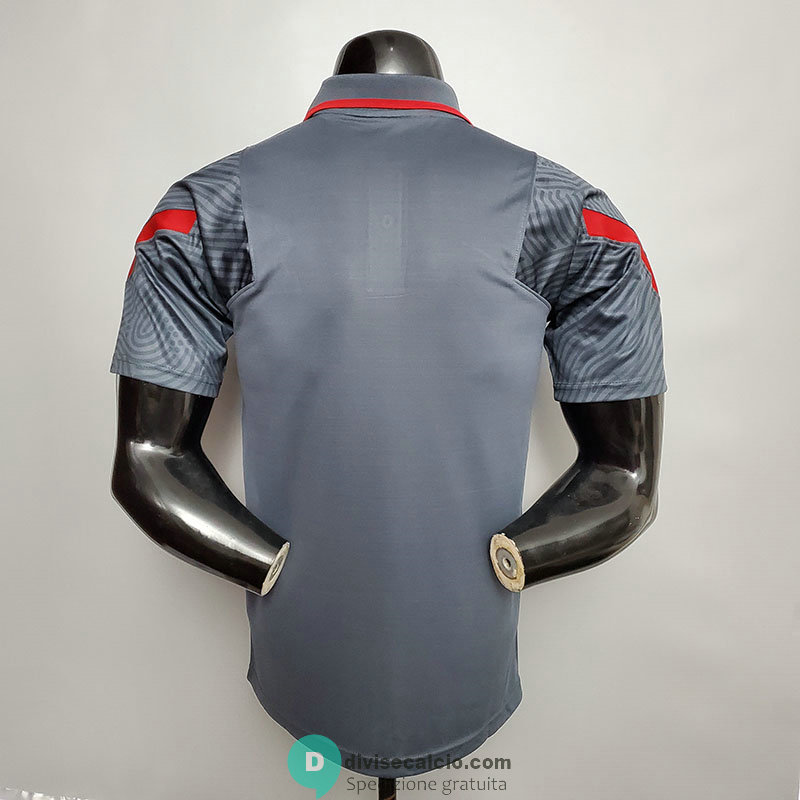 Maglia Liverpool Polo Dark Gray 2020/2021