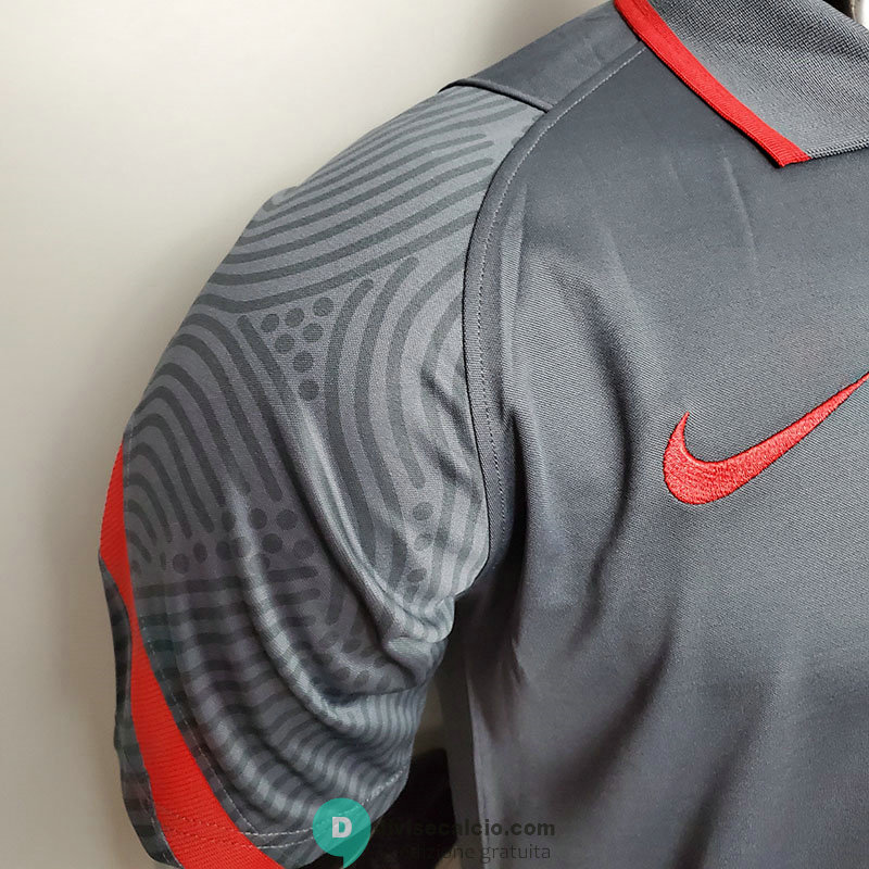 Maglia Liverpool Polo Dark Gray 2020/2021