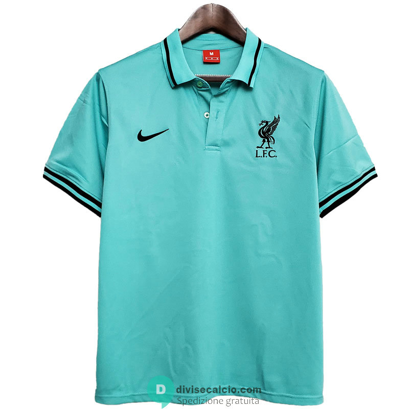 Maglia Liverpool Polo Green 2020/2021