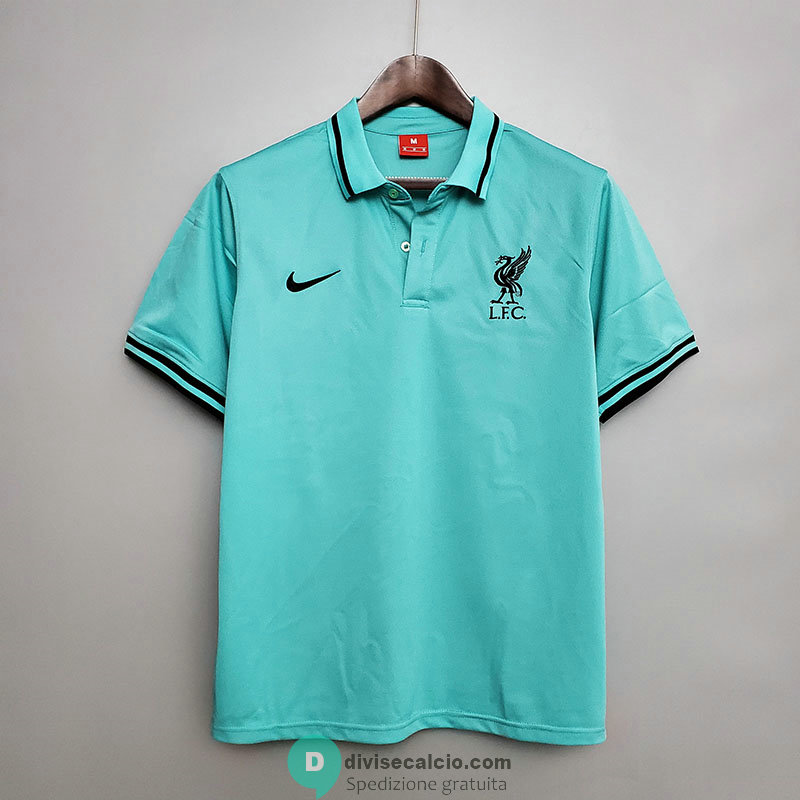 Maglia Liverpool Polo Green 2020/2021