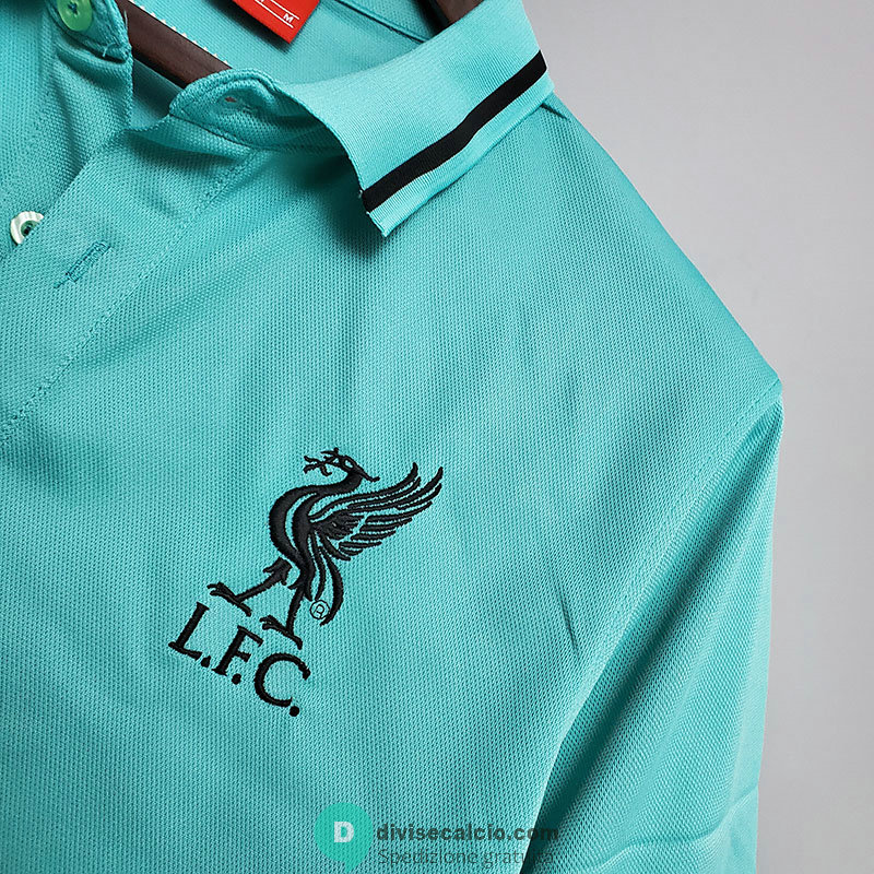 Maglia Liverpool Polo Green 2020/2021