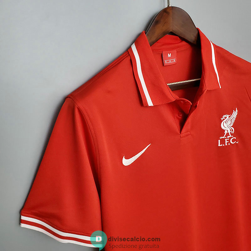 Maglia Liverpool Polo Red 2020/2021