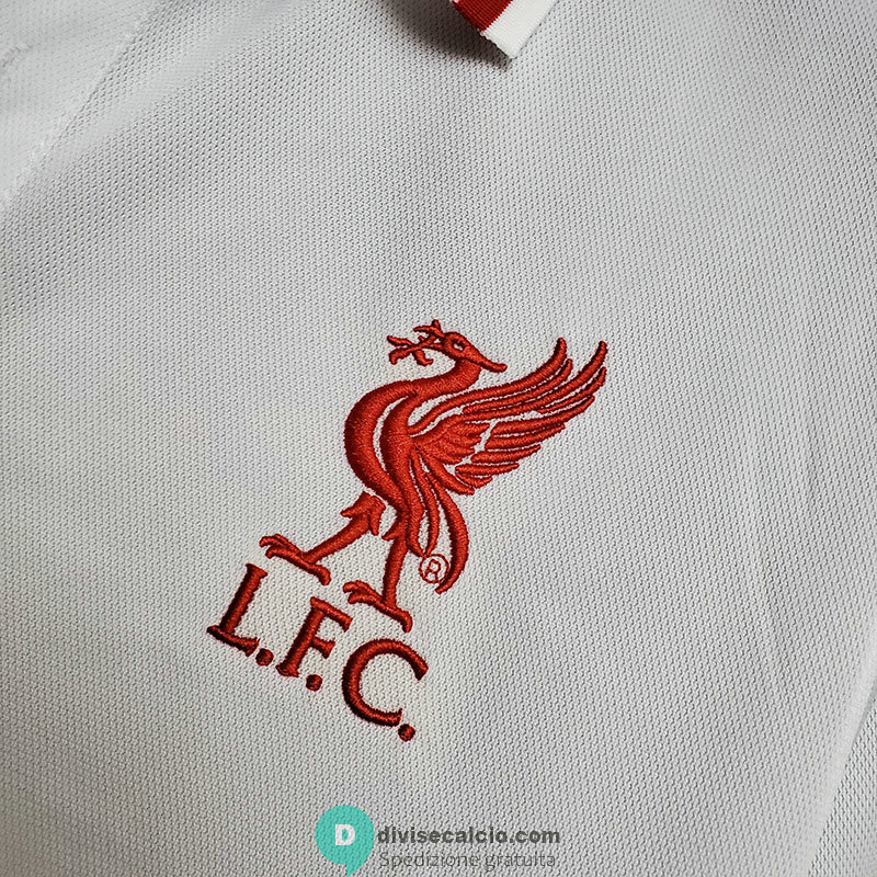 Maglia Liverpool Polo White 2020/2021