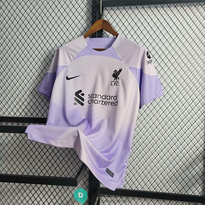 Maglia Liverpool Portiere Purple 2022/2023