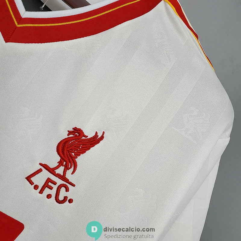 Maglia Liverpool Retro White 1985/1986