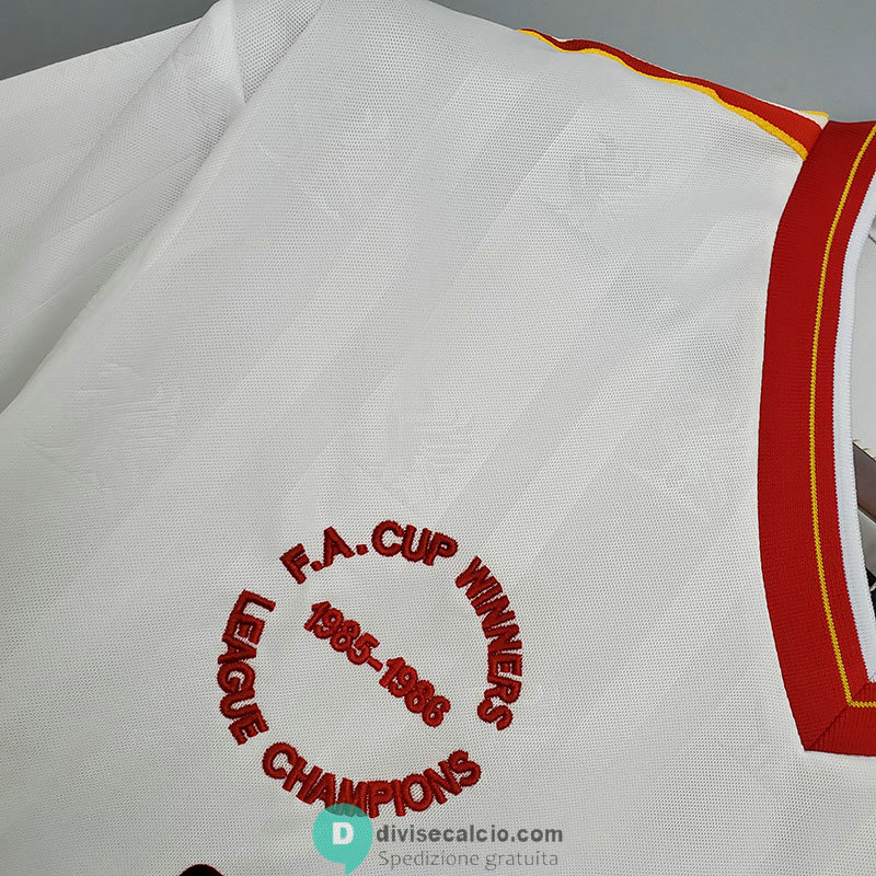 Maglia Liverpool Retro White 1985/1986