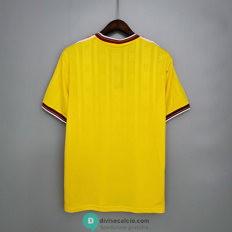 Maglia Liverpool Retro Yellow 1985/1986