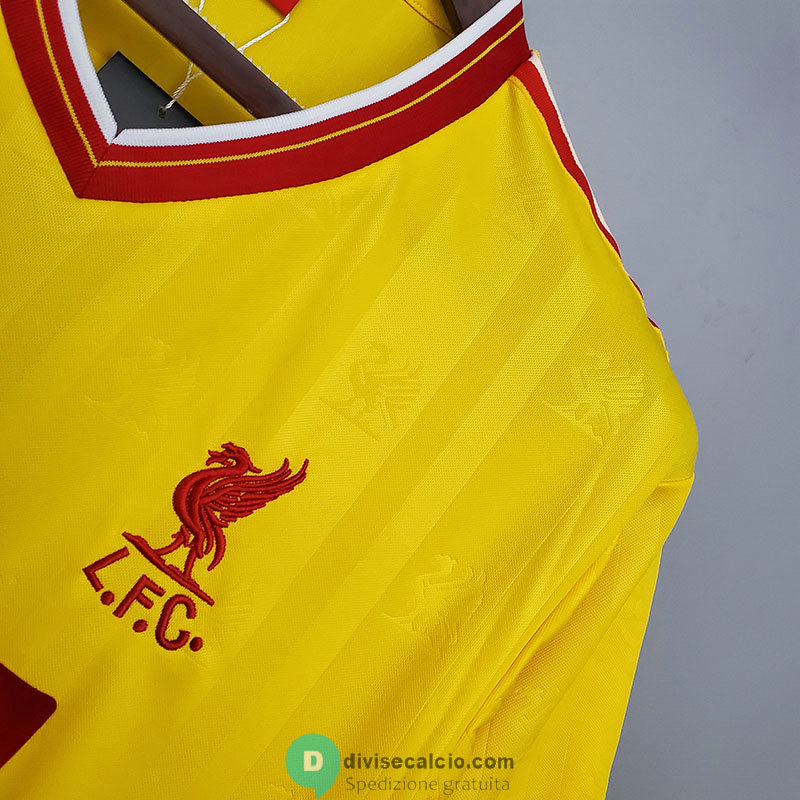 Maglia Liverpool Retro Yellow 1985/1986