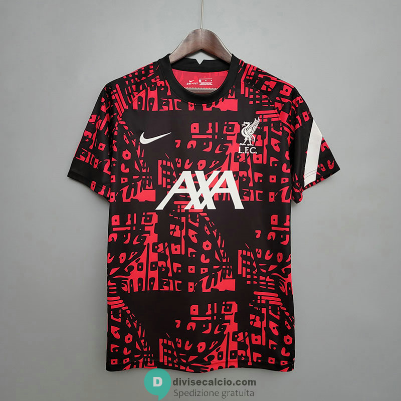 Maglia Liverpool Training Black Orange 2020/2021