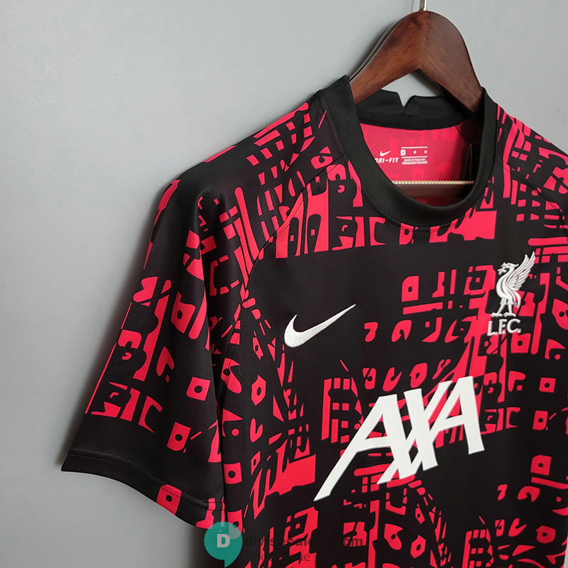 Maglia Liverpool Training Black Orange 2020/2021