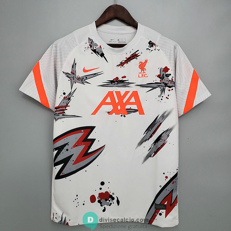 Maglia Liverpool Training DRI FIT White 2020/2021