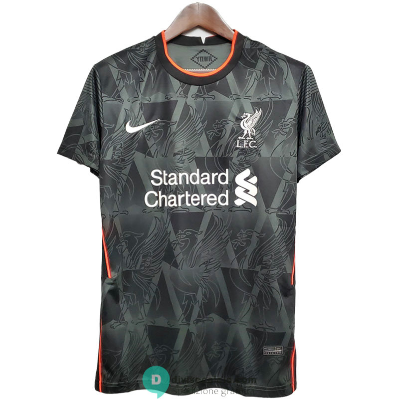 Maglia Liverpool Training Gray Black 2020/2021