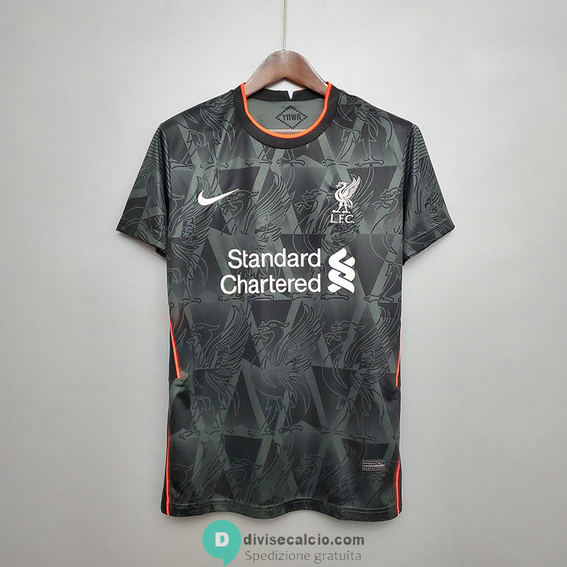 Maglia Liverpool Training Gray Black 2020/2021