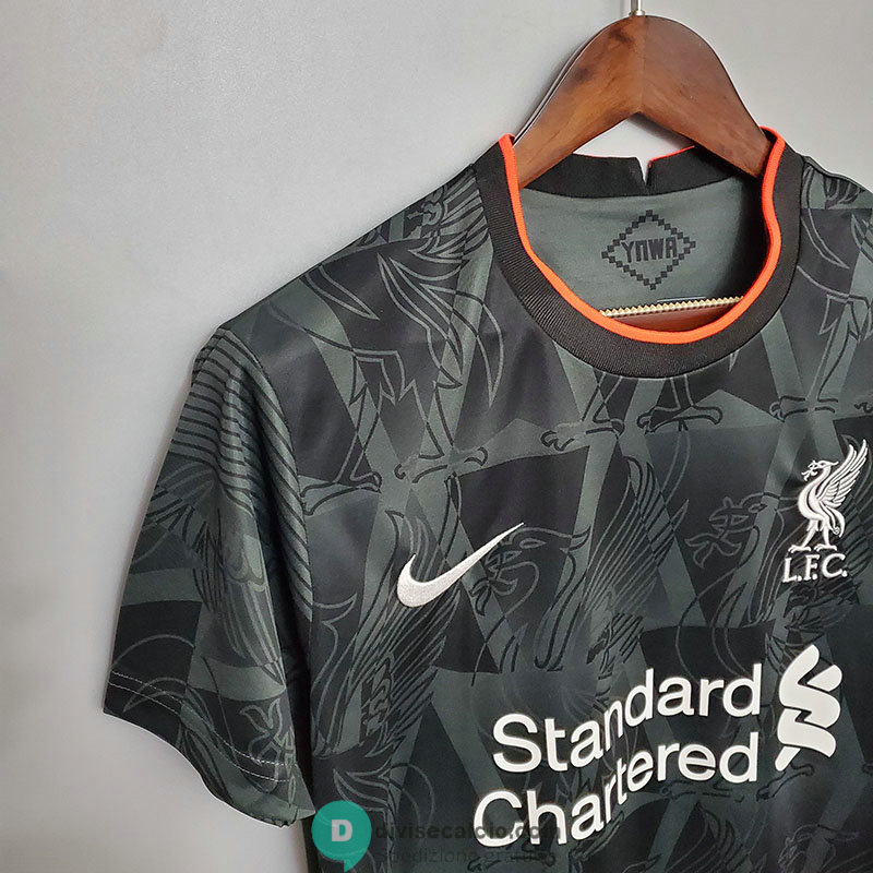 Maglia Liverpool Training Gray Black 2020/2021