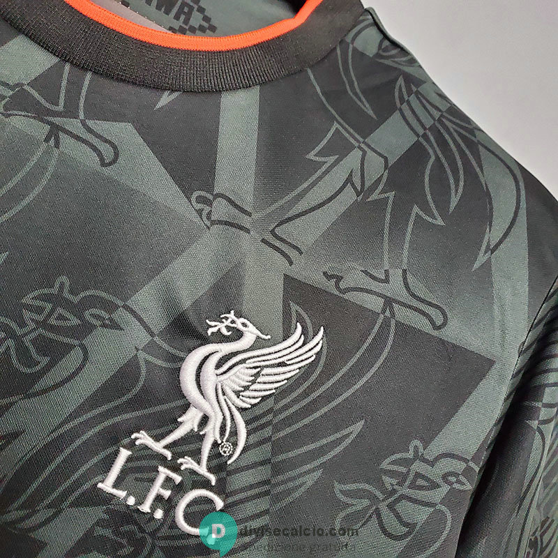 Maglia Liverpool Training Gray Black 2020/2021