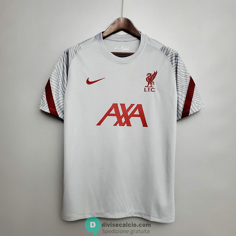 Maglia Liverpool Training Light Gray 2020/2021