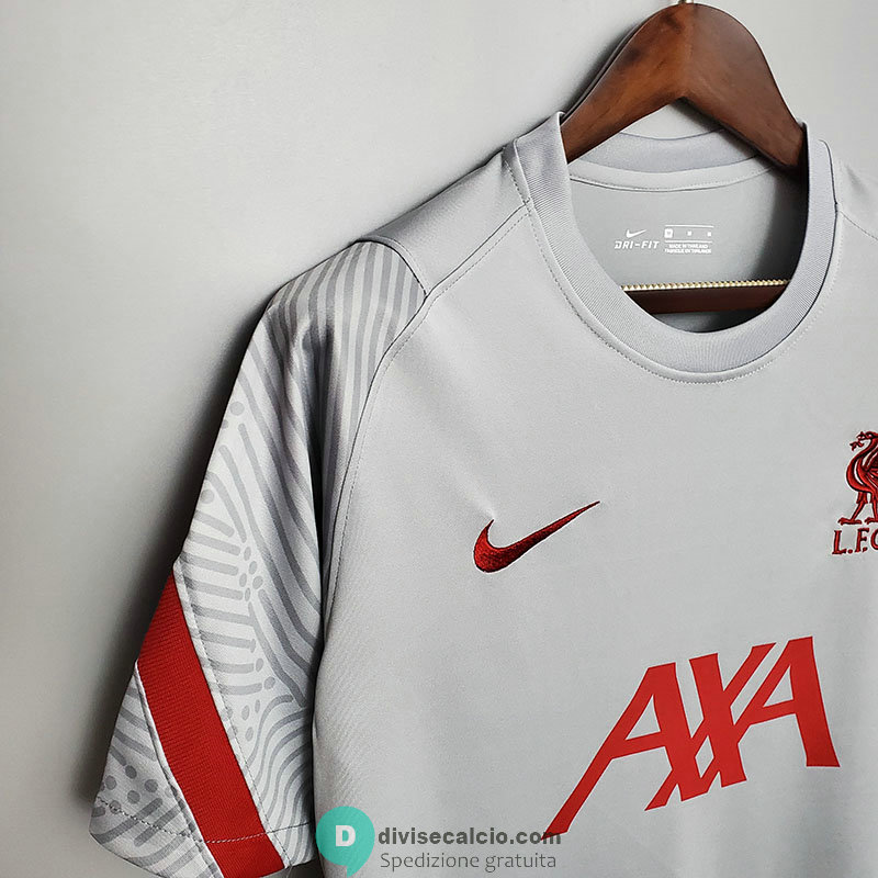 Maglia Liverpool Training Light Gray 2020/2021