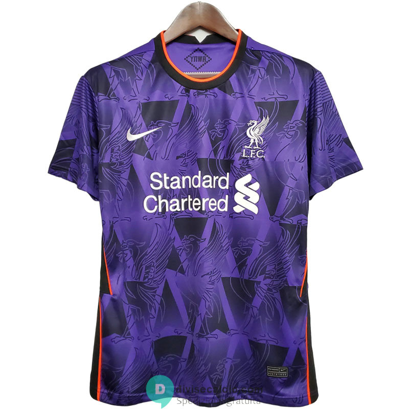 Maglia Liverpool Training Purple Black 2020/2021