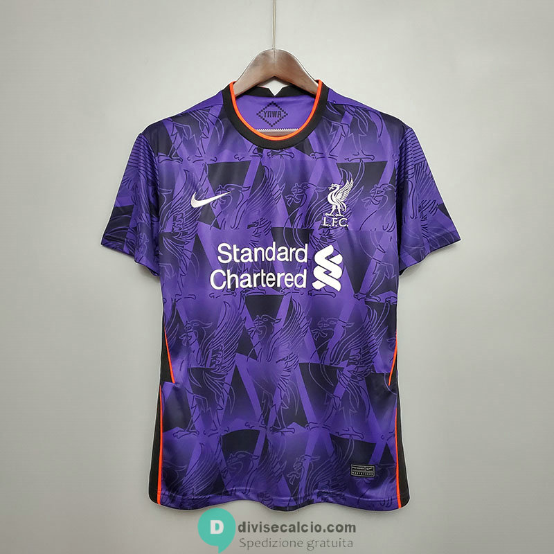 Maglia Liverpool Training Purple Black 2020/2021