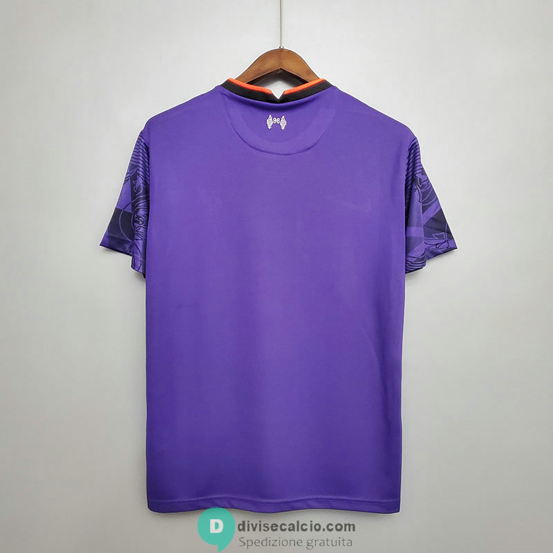 Maglia Liverpool Training Purple Black 2020/2021