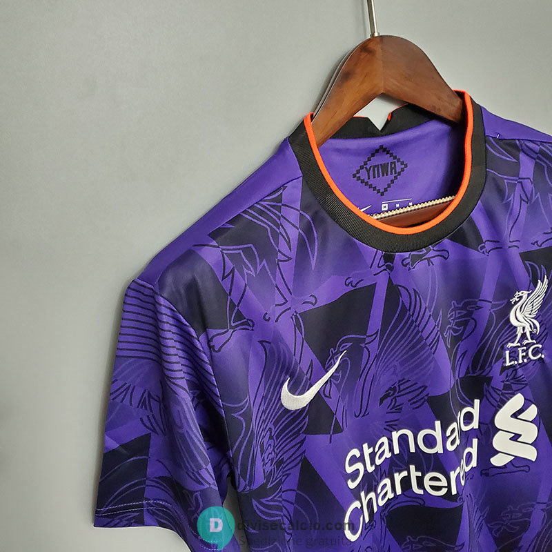 Maglia Liverpool Training Purple Black 2020/2021