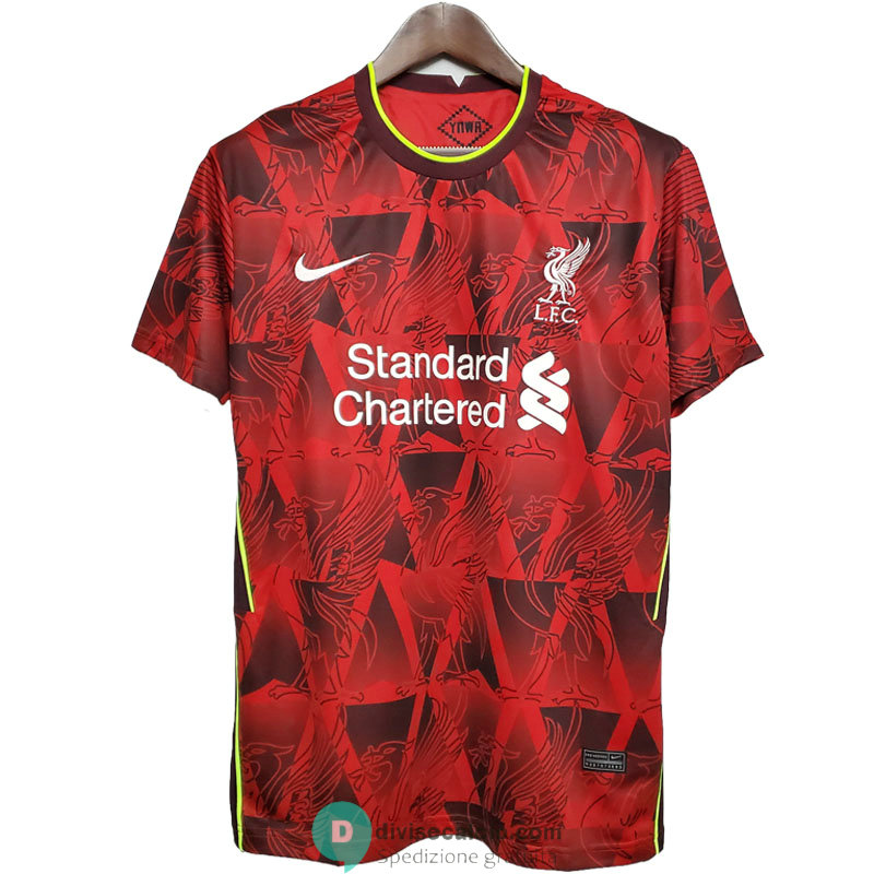 Maglia Liverpool Training Red Black 2020/2021