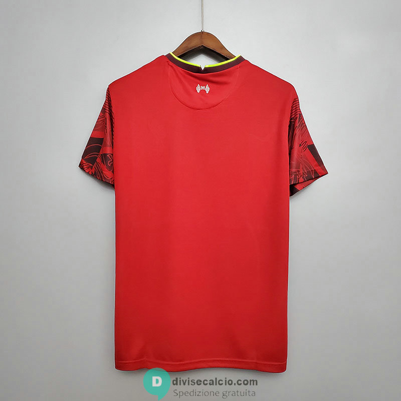 Maglia Liverpool Training Red Black 2020/2021