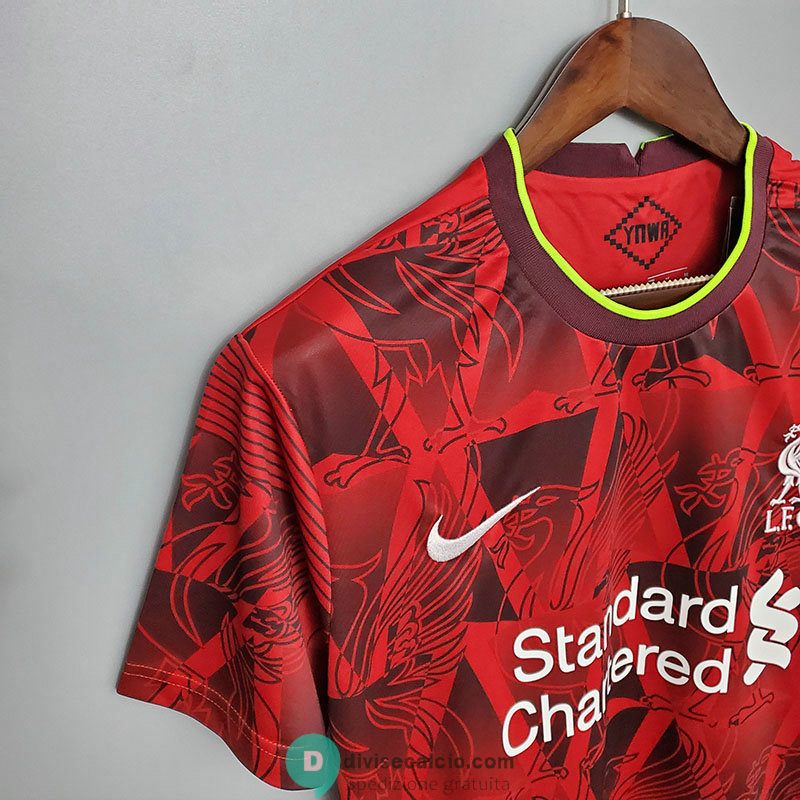 Maglia Liverpool Training Red Black 2020/2021