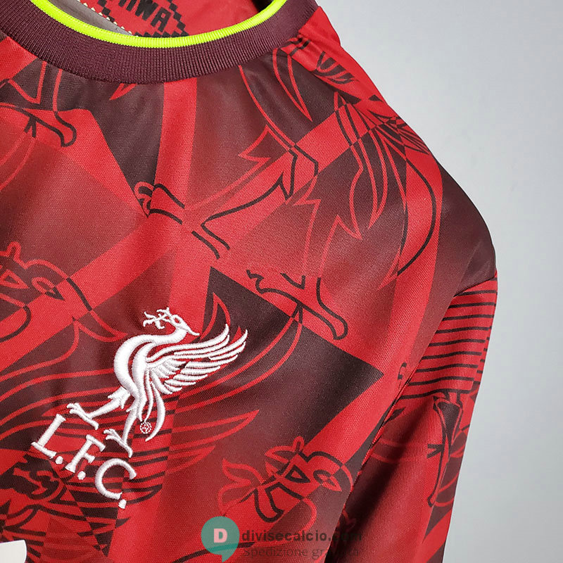 Maglia Liverpool Training Red Black 2020/2021