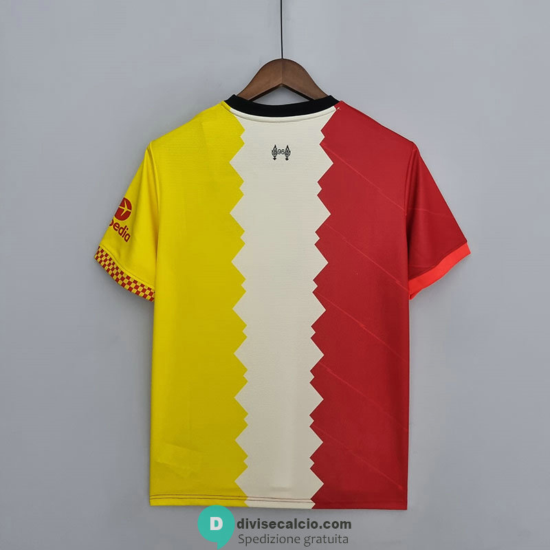 Maglia Liverpool Training Suit Red Yellow I 2022/2023