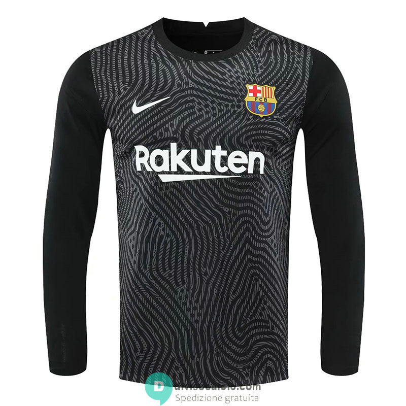 Maglia ML Barcelona Portiere Black 2020/2021