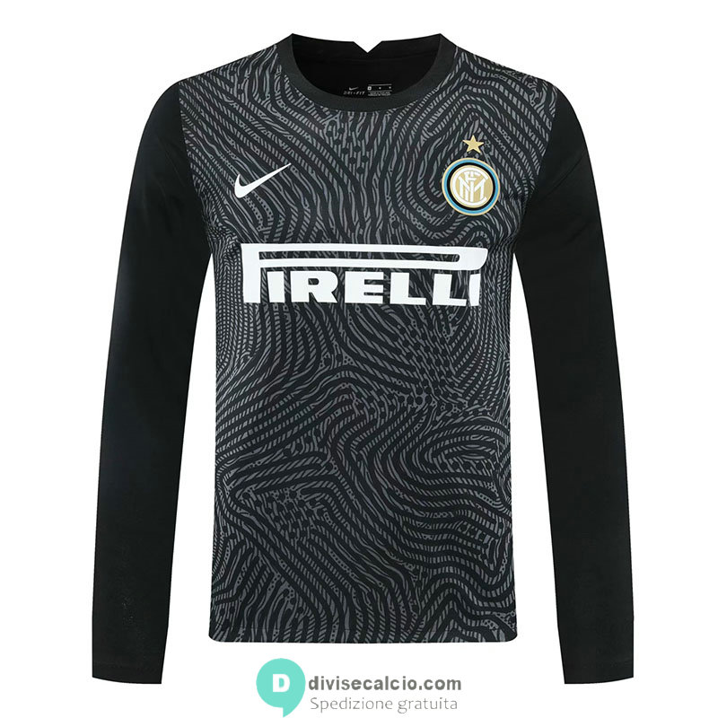 Maglia ML Inter Milan Portiere Black 2020/2021