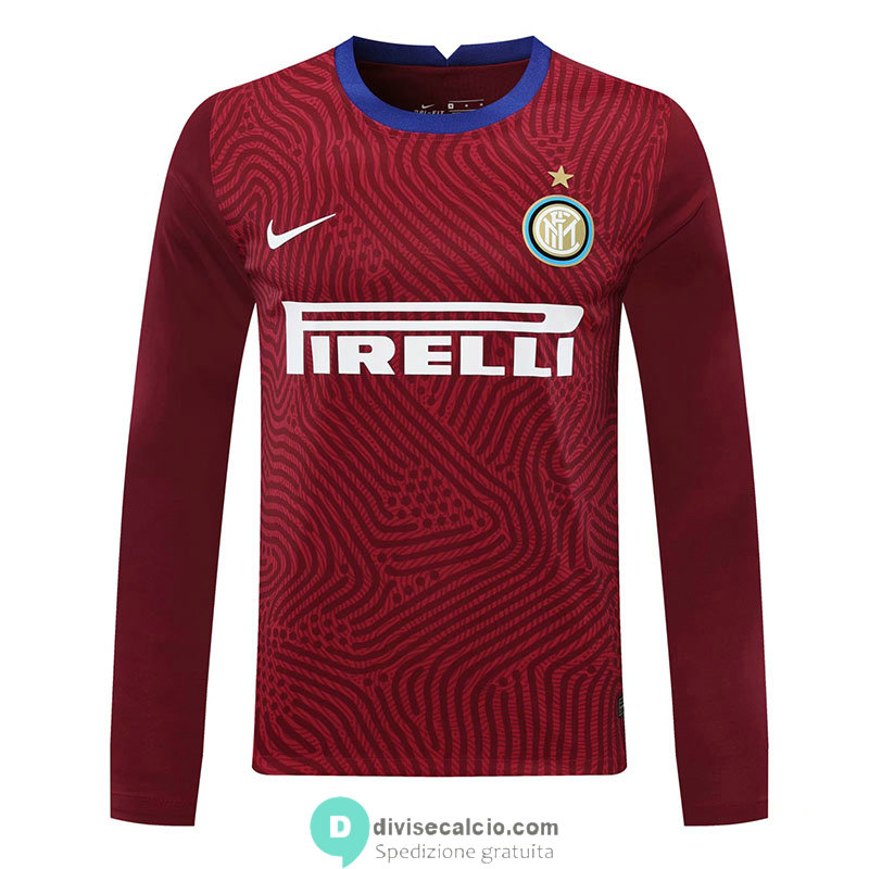 Maglia ML Inter Milan Portiere Red 2020/2021