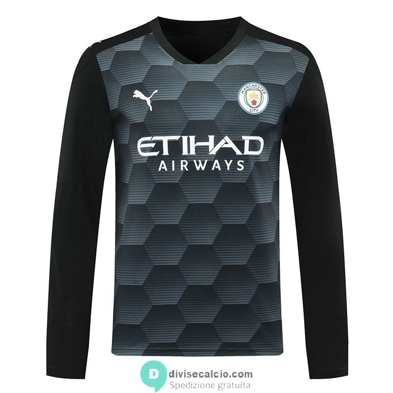 Maglia ML Manchester City Portiere Black 2020/2021