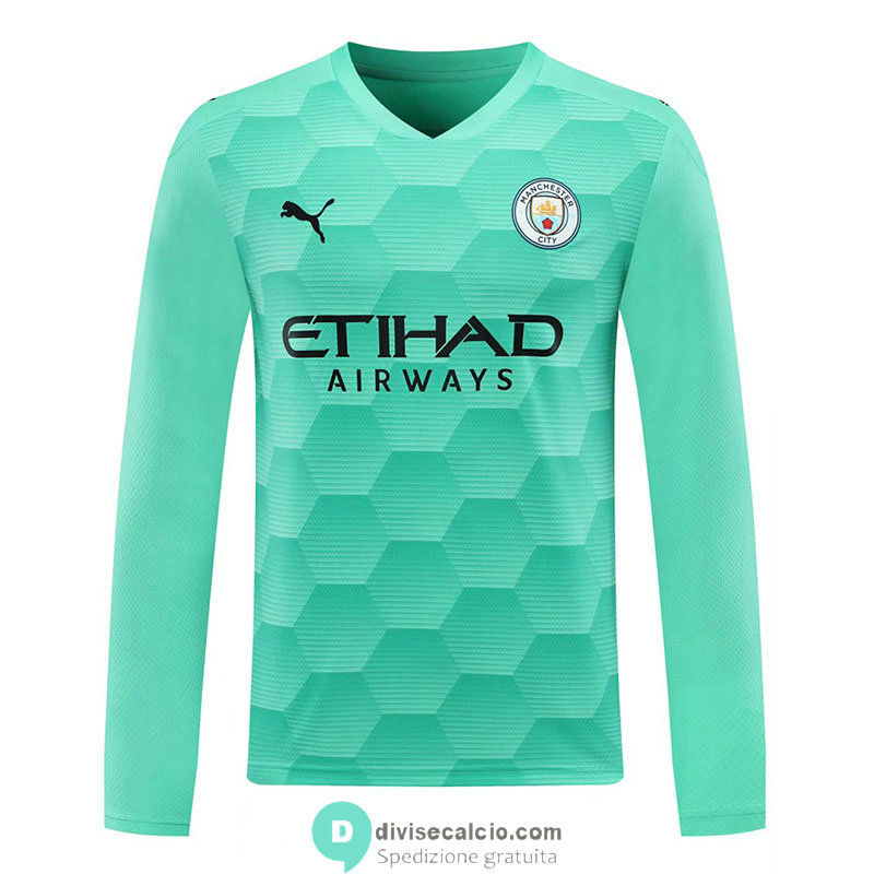 Maglia ML Manchester City Portiere Green 2020/2021