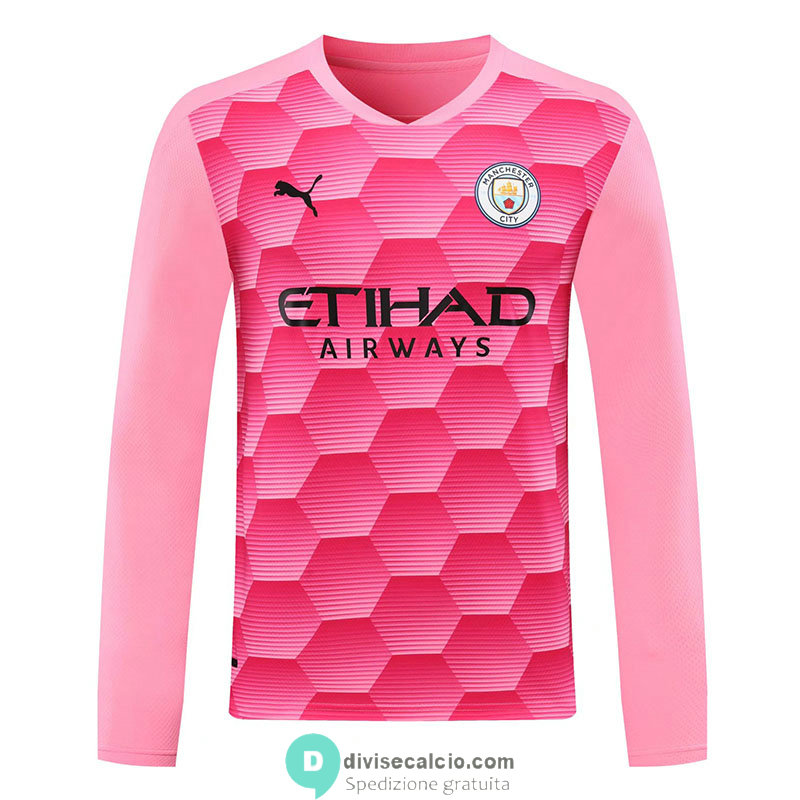 Maglia ML Manchester City Portiere Pink 2020/2021