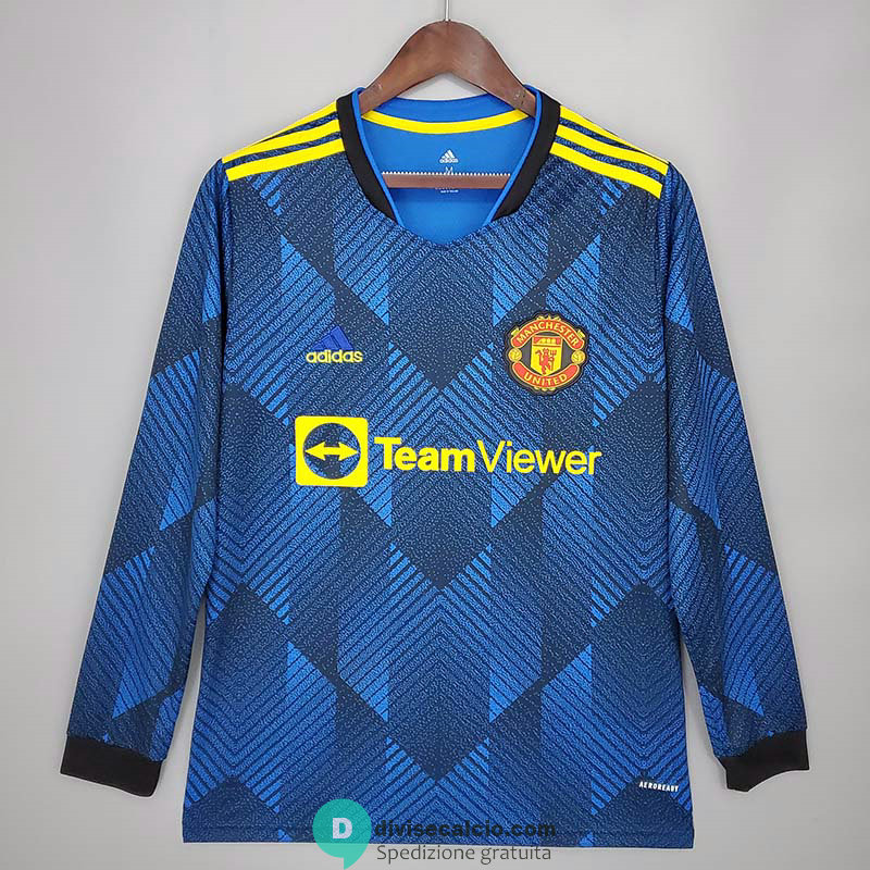 Maglia ML Manchester United Gara Away 2021/2022