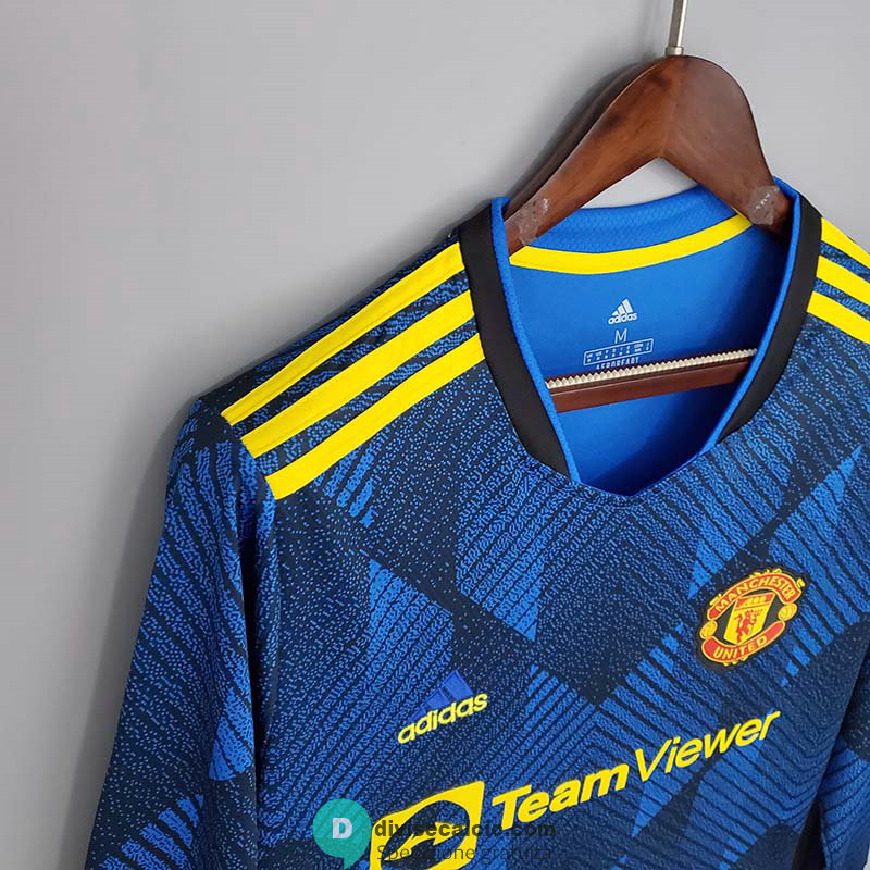 Maglia ML Manchester United Gara Away 2021/2022