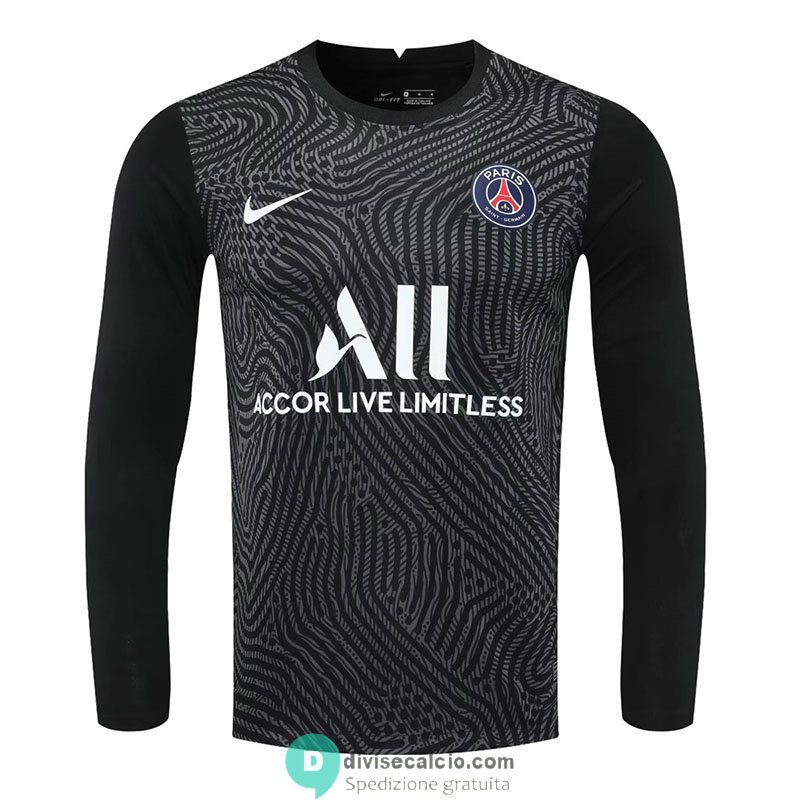 Maglia ML PSG Portiere Black 2020/2021