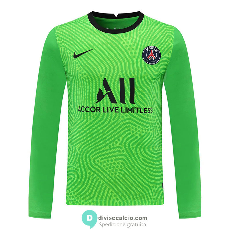 Maglia ML PSG Portiere Green 2020/2021