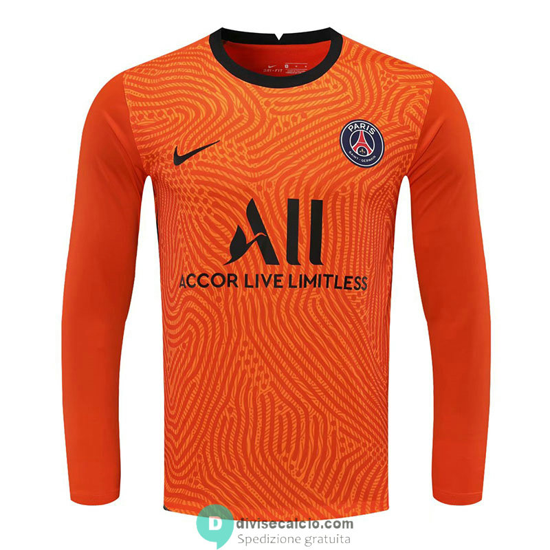 Maglia ML PSG Portiere Orange 2020/2021