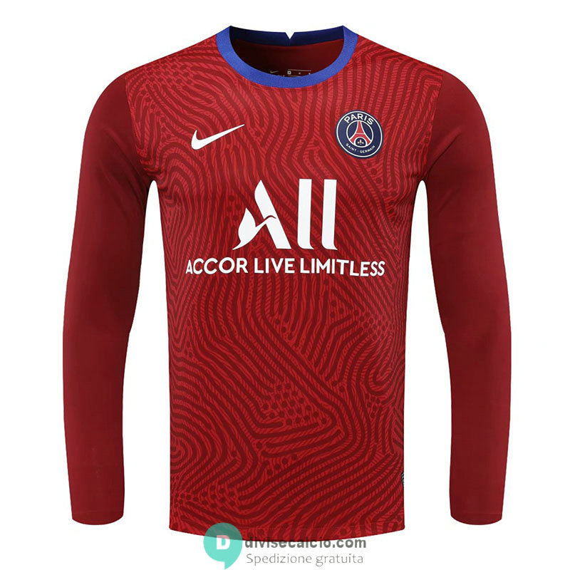 Maglia ML PSG Portiere Red 2020/2021