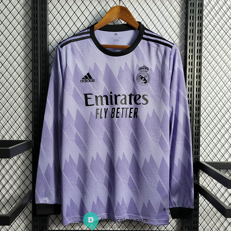 Maglia ML Real Madrid Gara Away 2022/2023