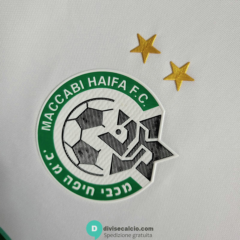 Maglia Maccabi Haifa Football Club Champion Edition White 2022/2023