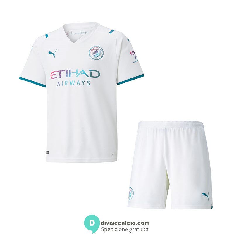 Maglia Manchester City Bambino Gara Away 2021/2022