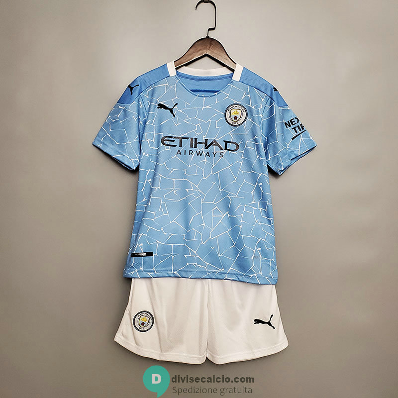 Maglia Manchester City Bambino Gara Home 2020/2021