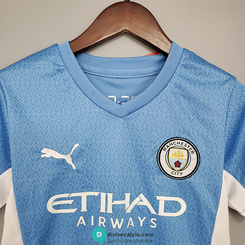 Maglia Manchester City Bambino Gara Home 2021/2022