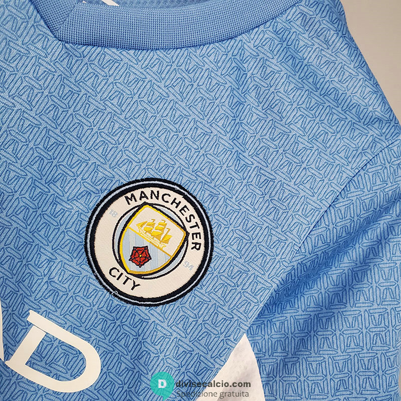 Maglia Manchester City Bambino Gara Home 2021/2022