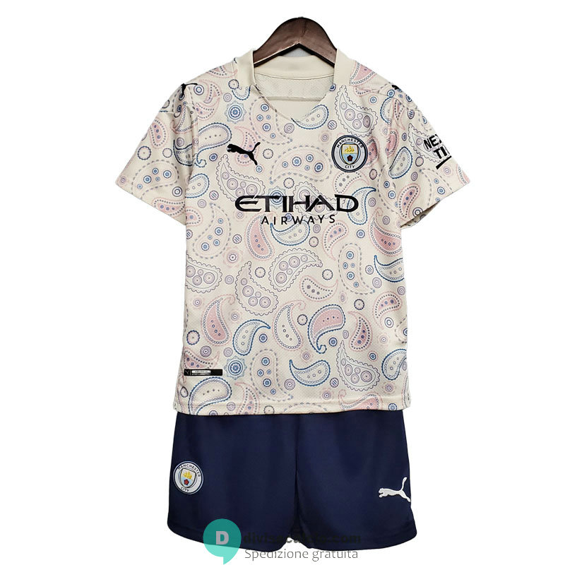 Maglia Manchester City Bambino Gara Third 2020/2021